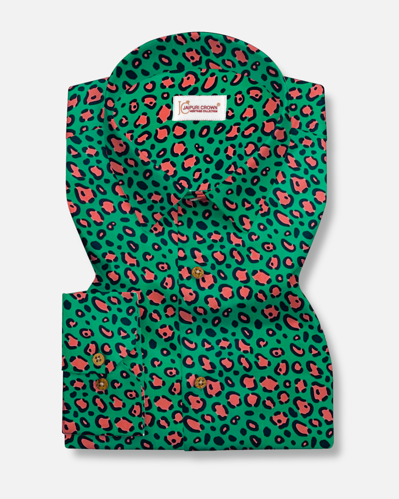 Green Leopard - Jaipuri Crown