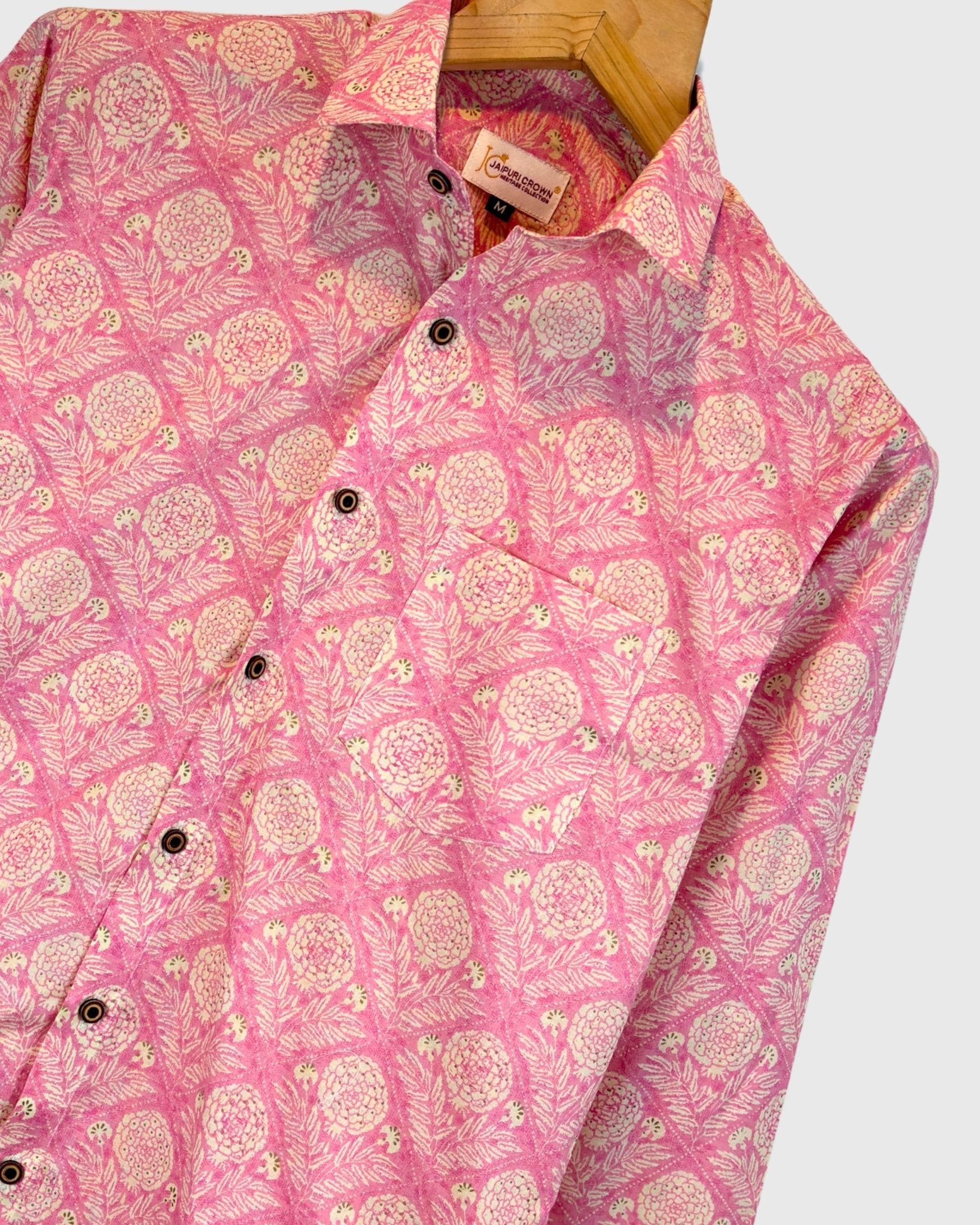 Gulraaz – Pink Floral - Jaipuri Crown