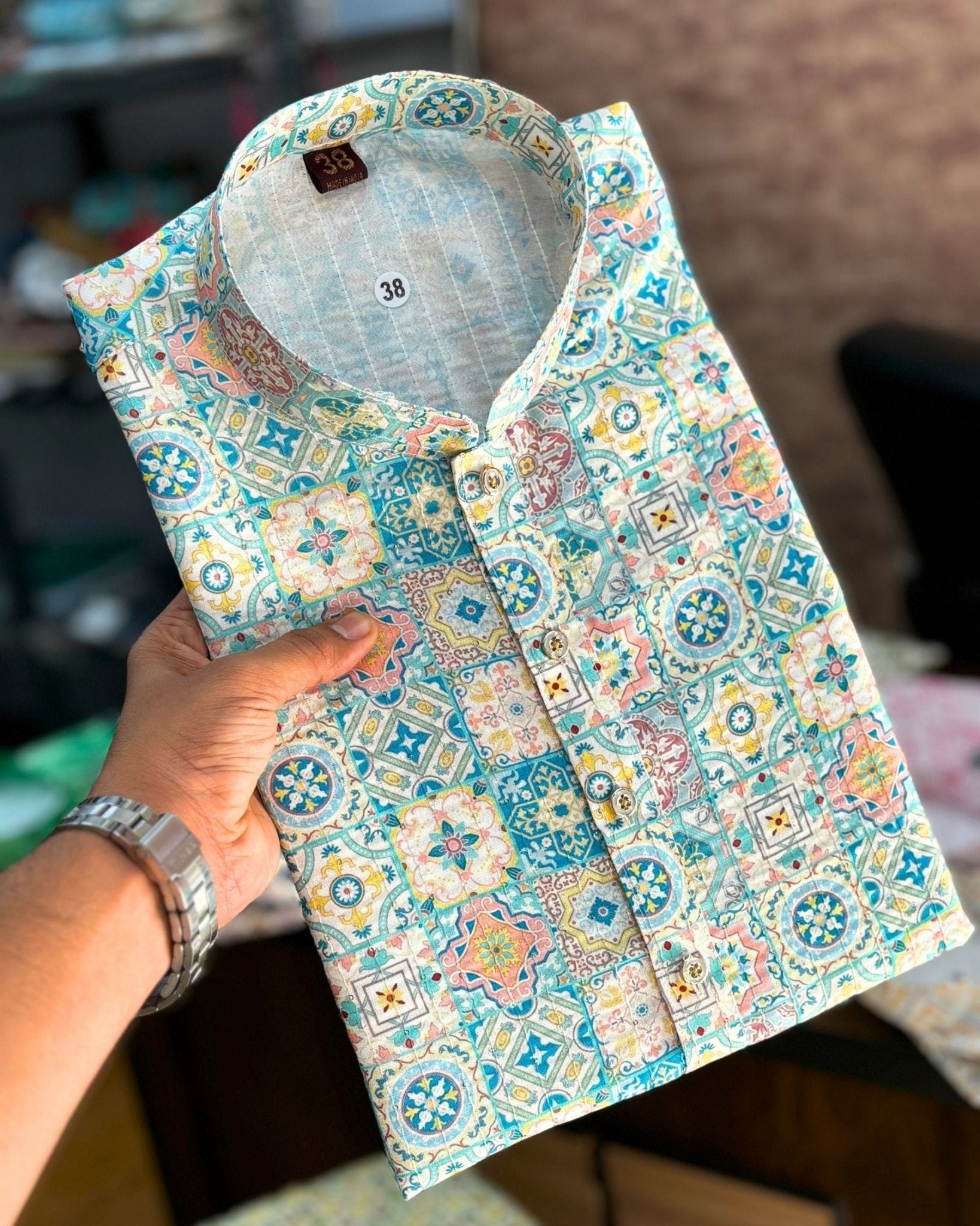 Harmony Hues Kurta - Jaipuri Crown