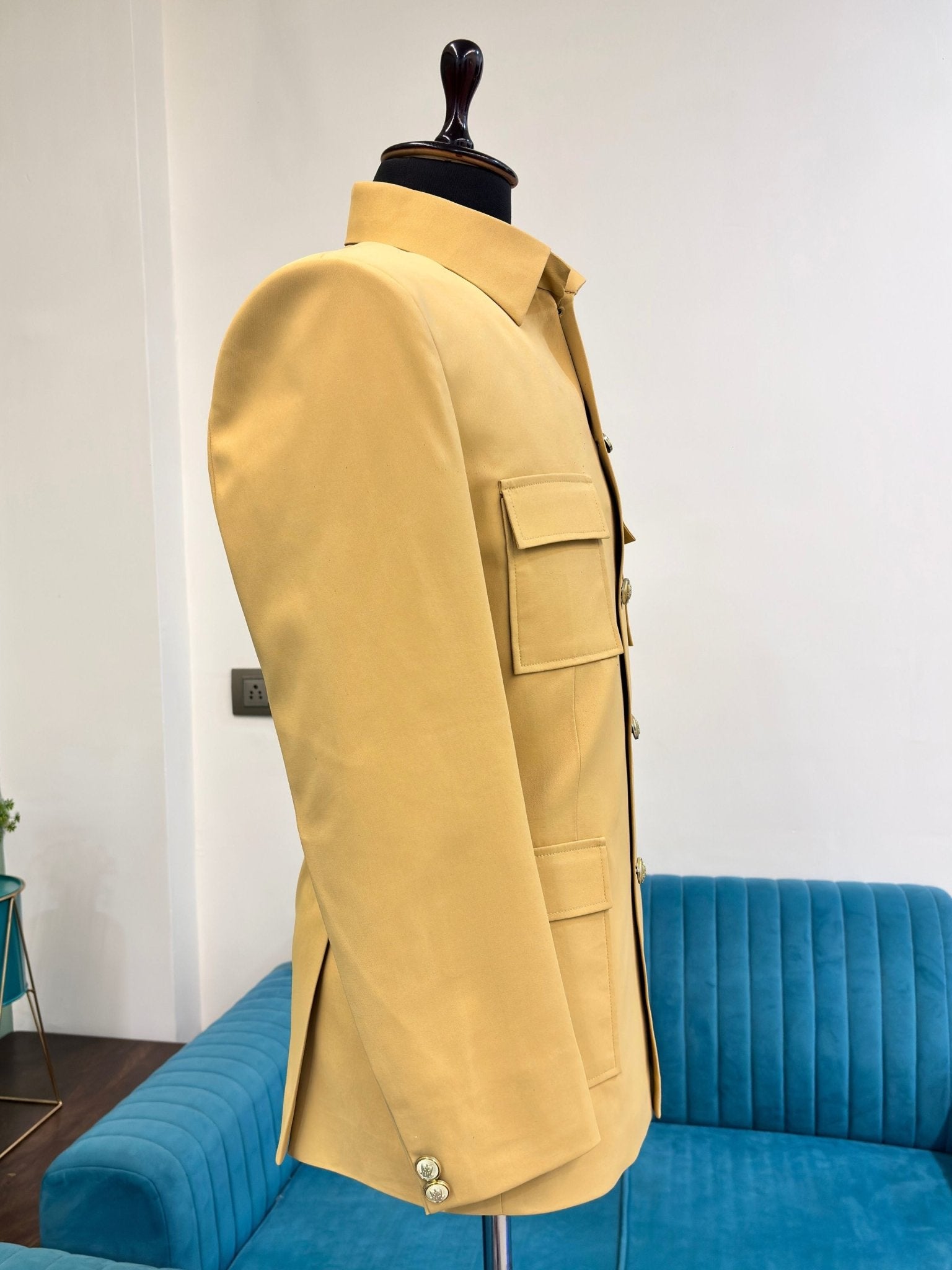 Heritage Bushcoat Beige - Jaipuri Crown