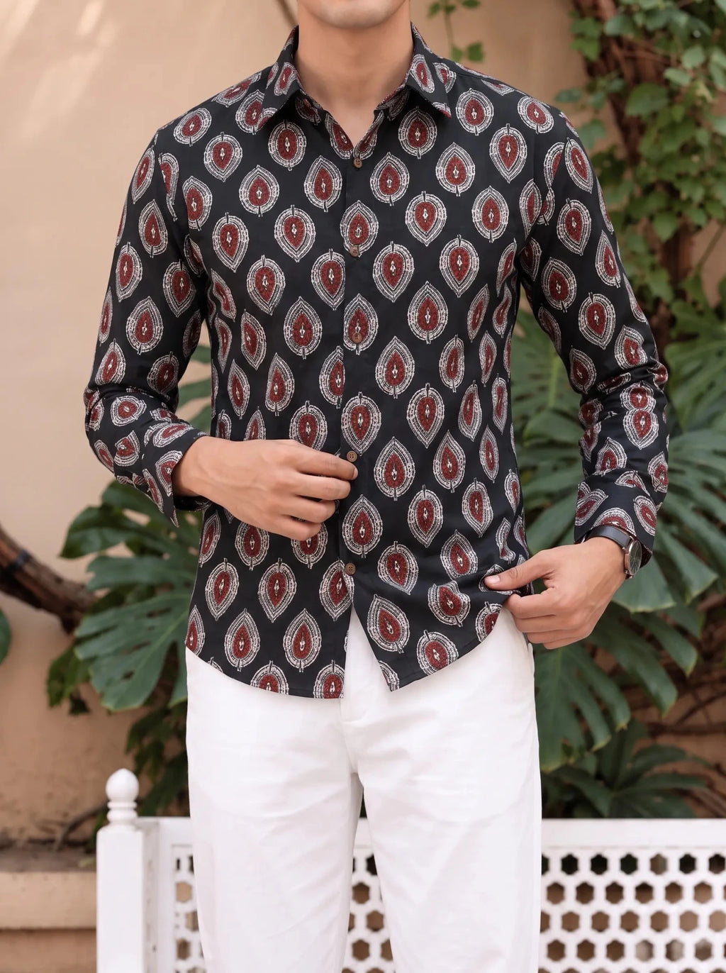 Heritage Prints – Men's Cotton Full Sleeve Shirt - Jaipuri Crown