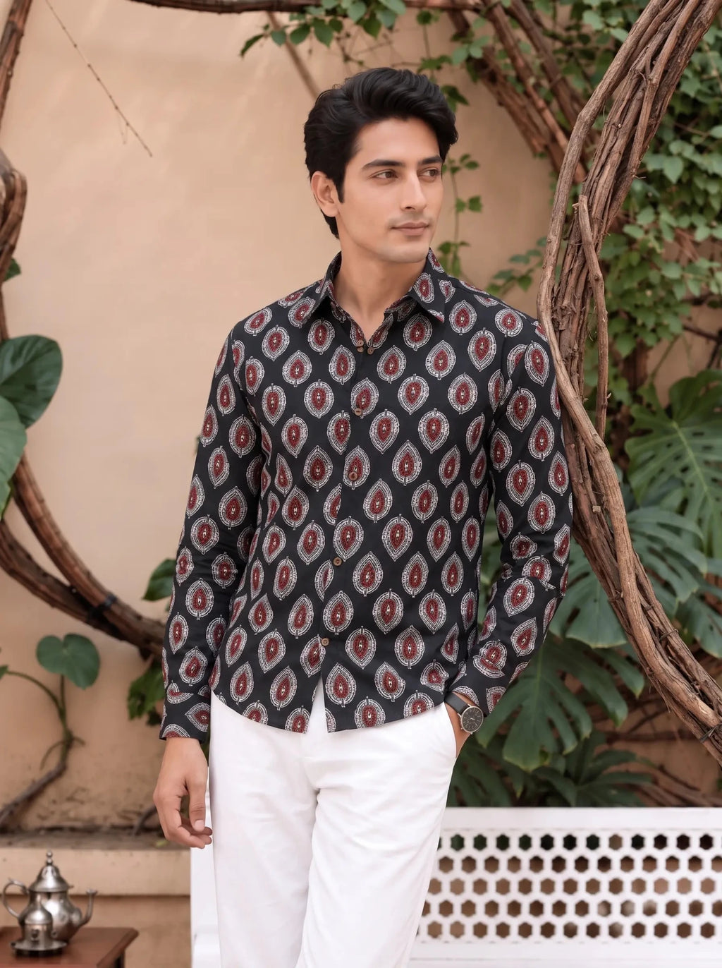 Heritage Prints – Men's Cotton Full Sleeve Shirt - Jaipuri Crown