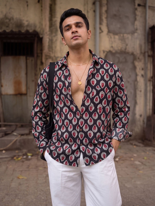 Heritage Prints – Men's Cotton Full Sleeve Shirt - Jaipuri Crown