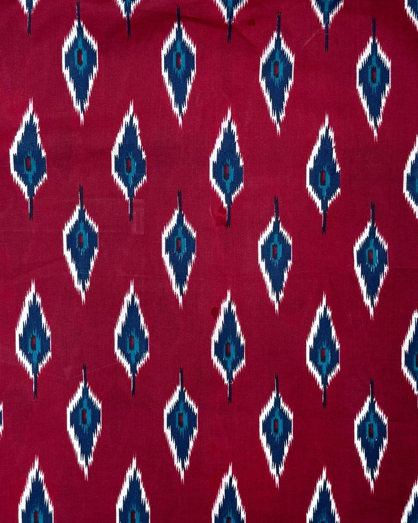 Ikat Flame – Half Sleeve Cotton Shirt - Jaipuri Crown