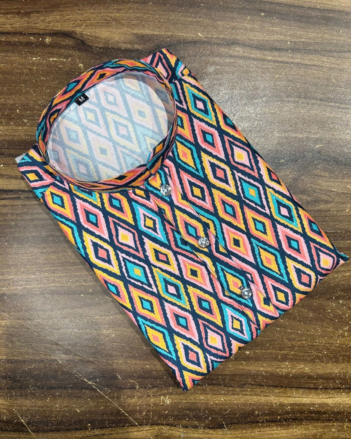 Ikat Printed Multi - Color Blue - Jaipuri Crown