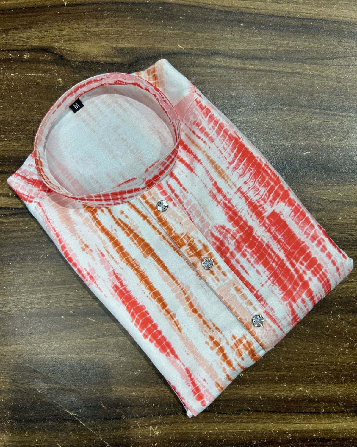 Ikat Tie - Dye Silk Base Kurta - Jaipuri Crown