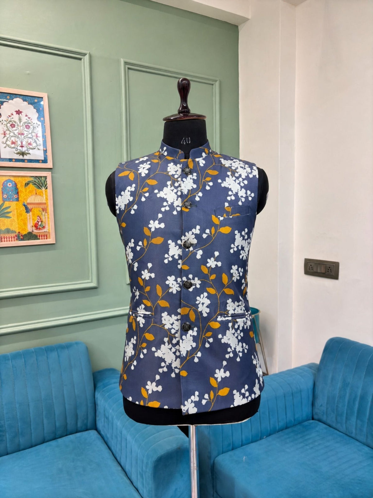 Innovative Tradition Modi Jacket - Jaipuri Crown
