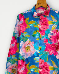 Island Bloom – Full Sleeve Printed Shirt - Jaipuri Crown
