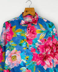 Island Bloom – Full Sleeve Printed Shirt - Jaipuri Crown