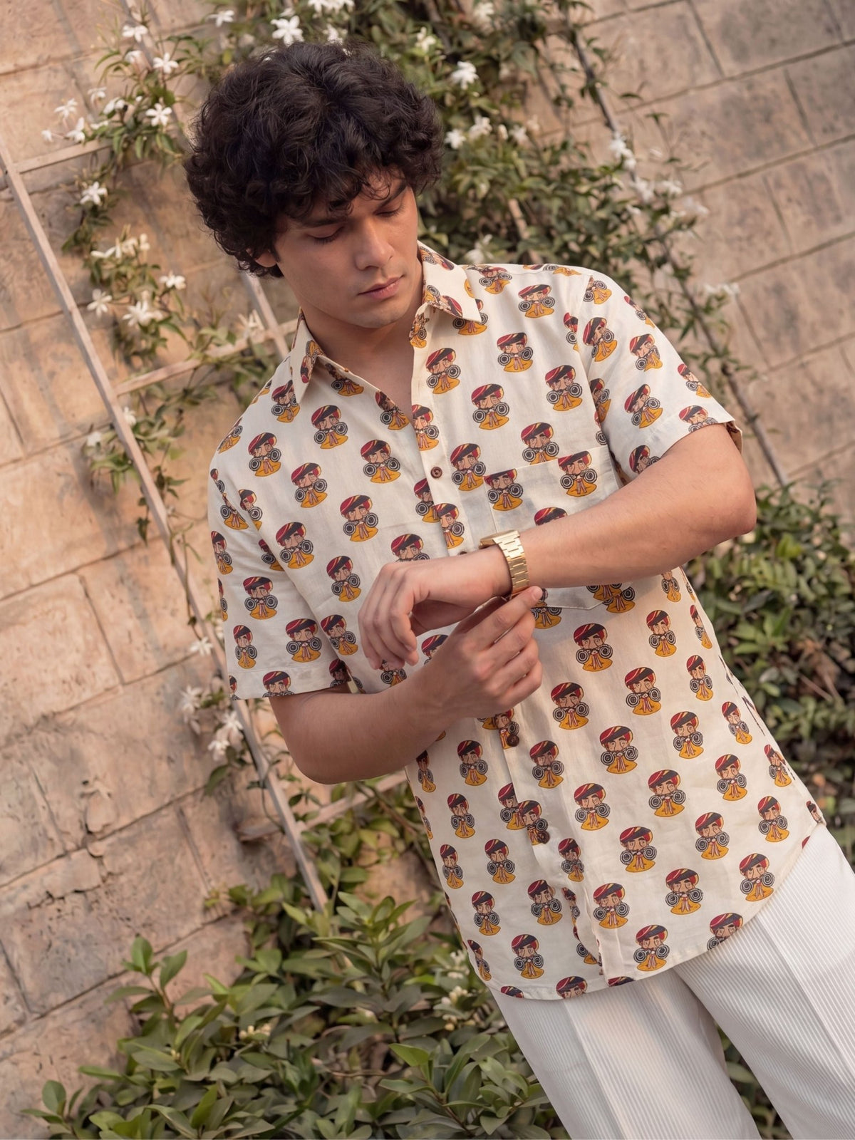 Jaipuri Crown – Unique Printed Cotton Shirt - Jaipuri Crown