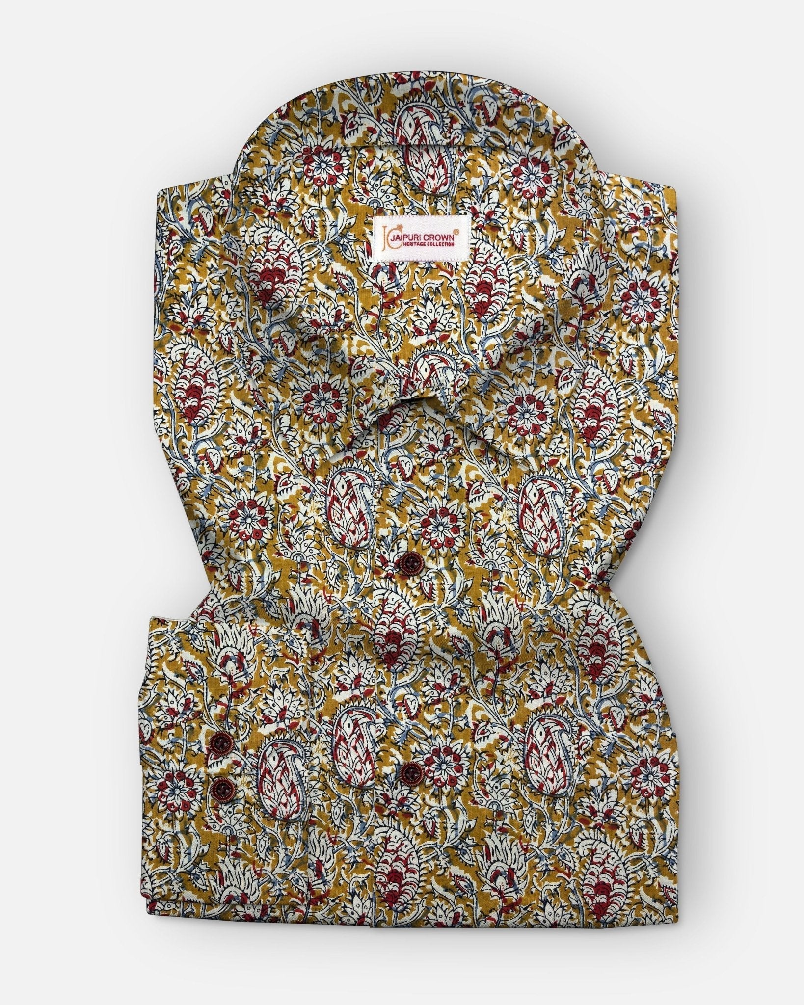 Jaipuri Jazba - Pure Cotton Shirt - Jaipuri Crown