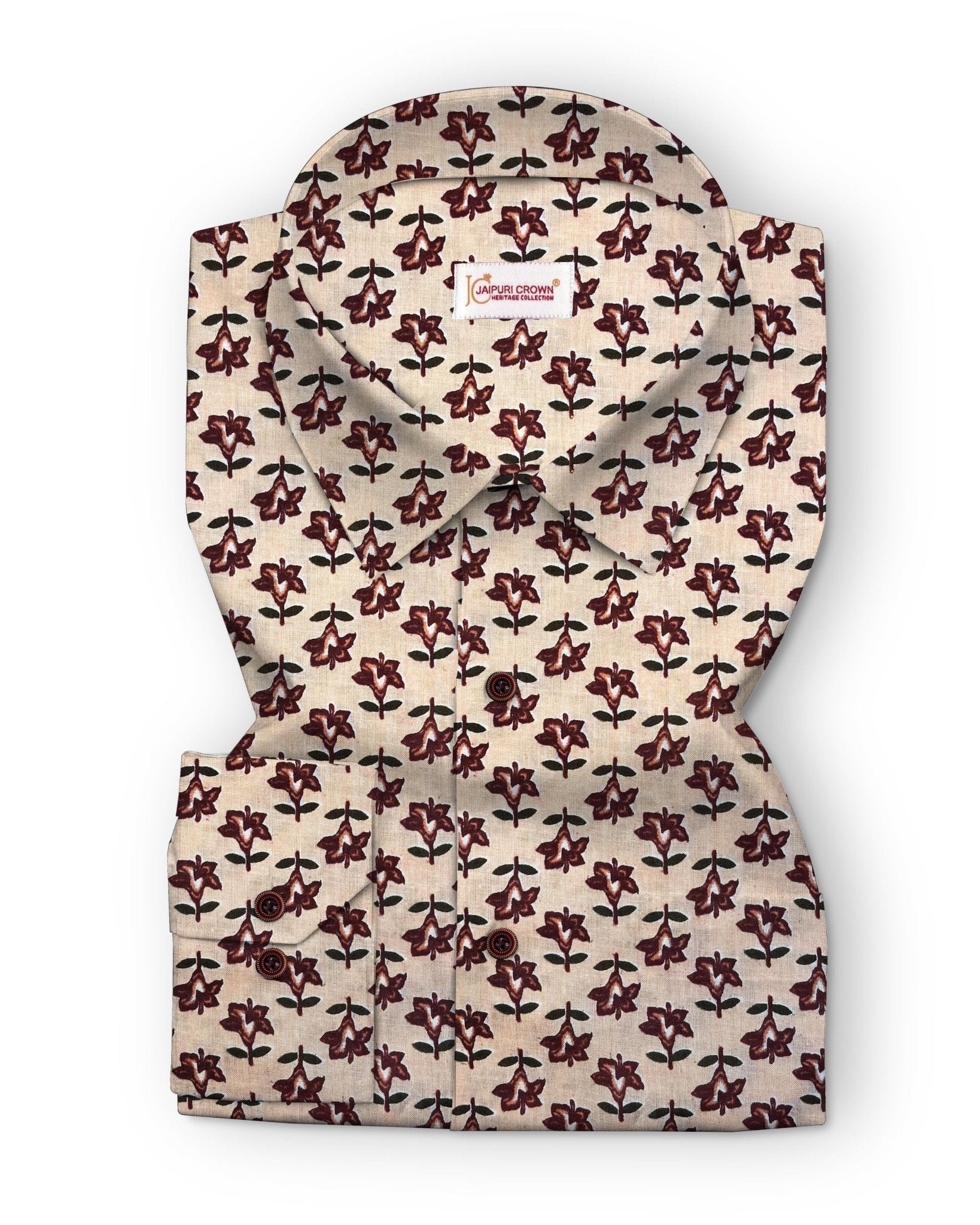 Jaipuri Jewel - Pure Cotton Shirt - Jaipuri Crown
