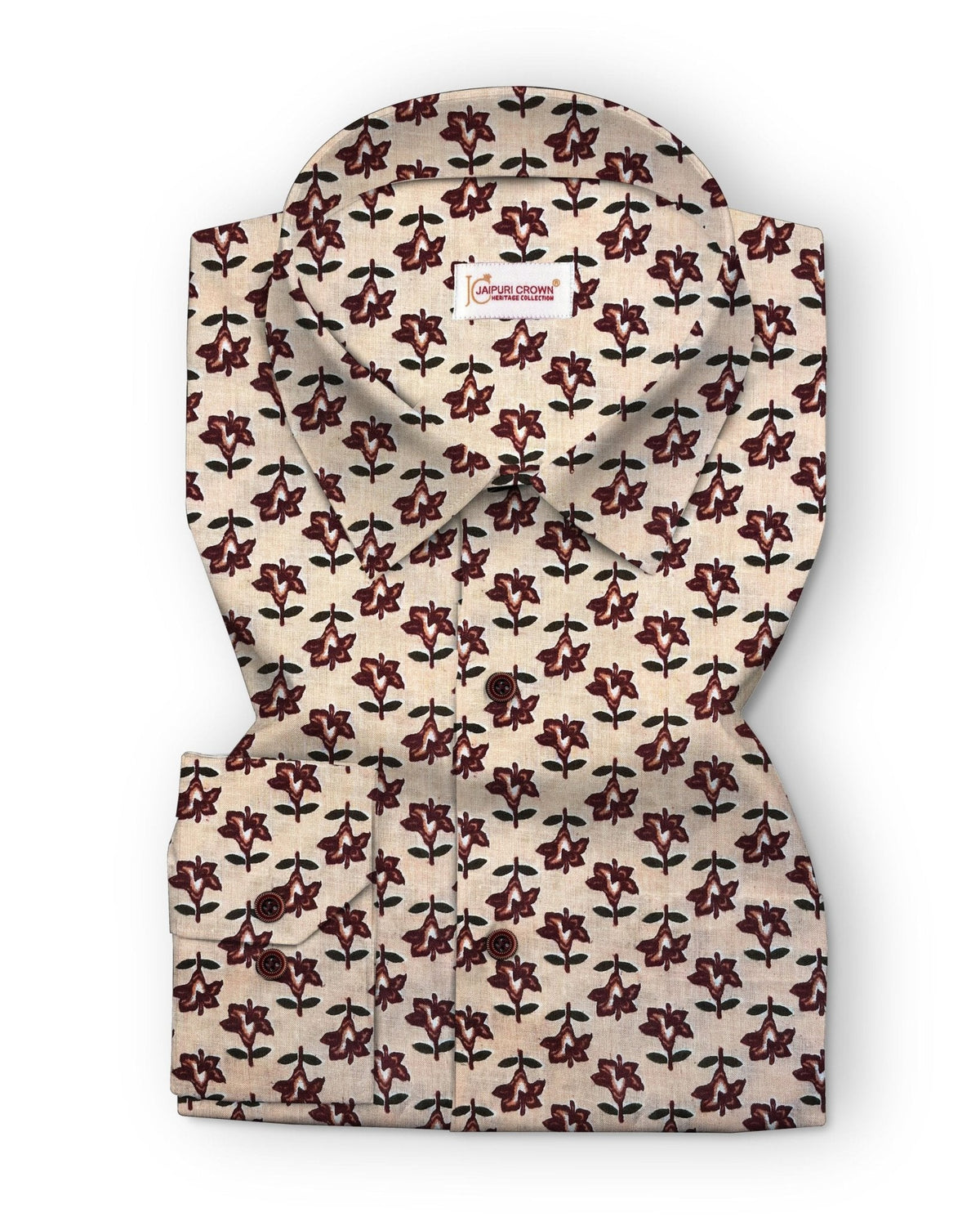 Jaipuri Jewel - Pure Cotton Shirt - Jaipuri Crown