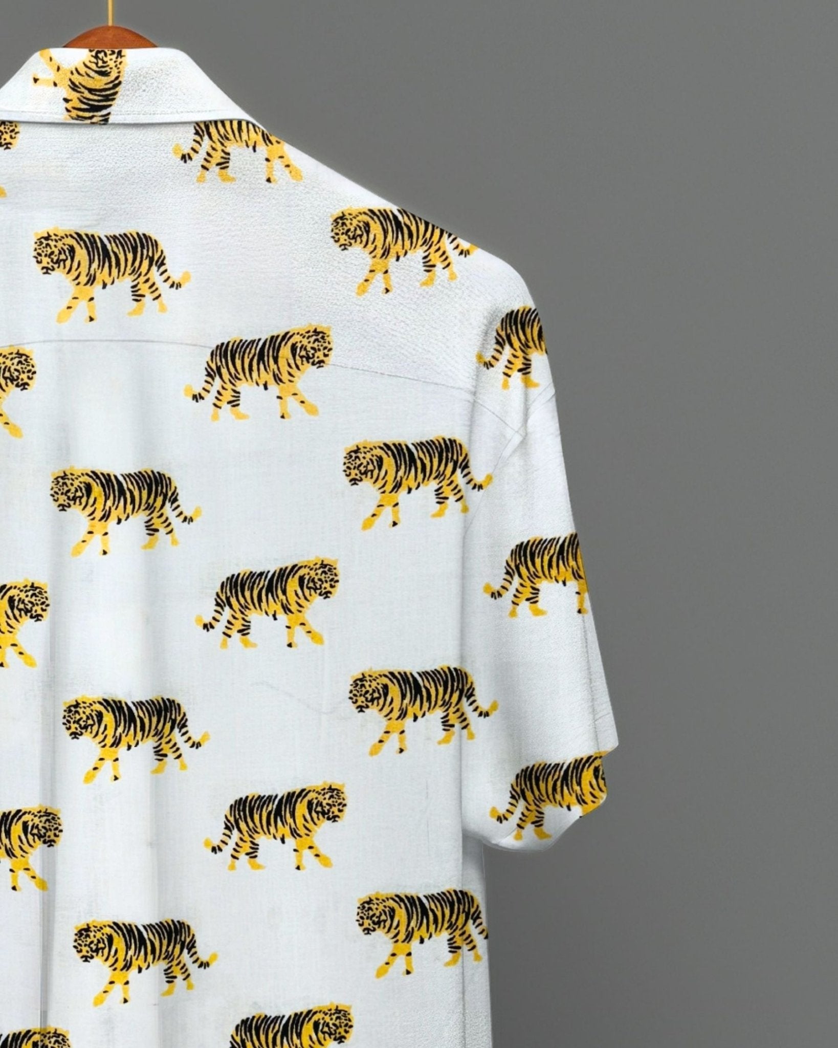 Jungle Royal – Half Sleeve Cotton Shirt - Jaipuri Crown