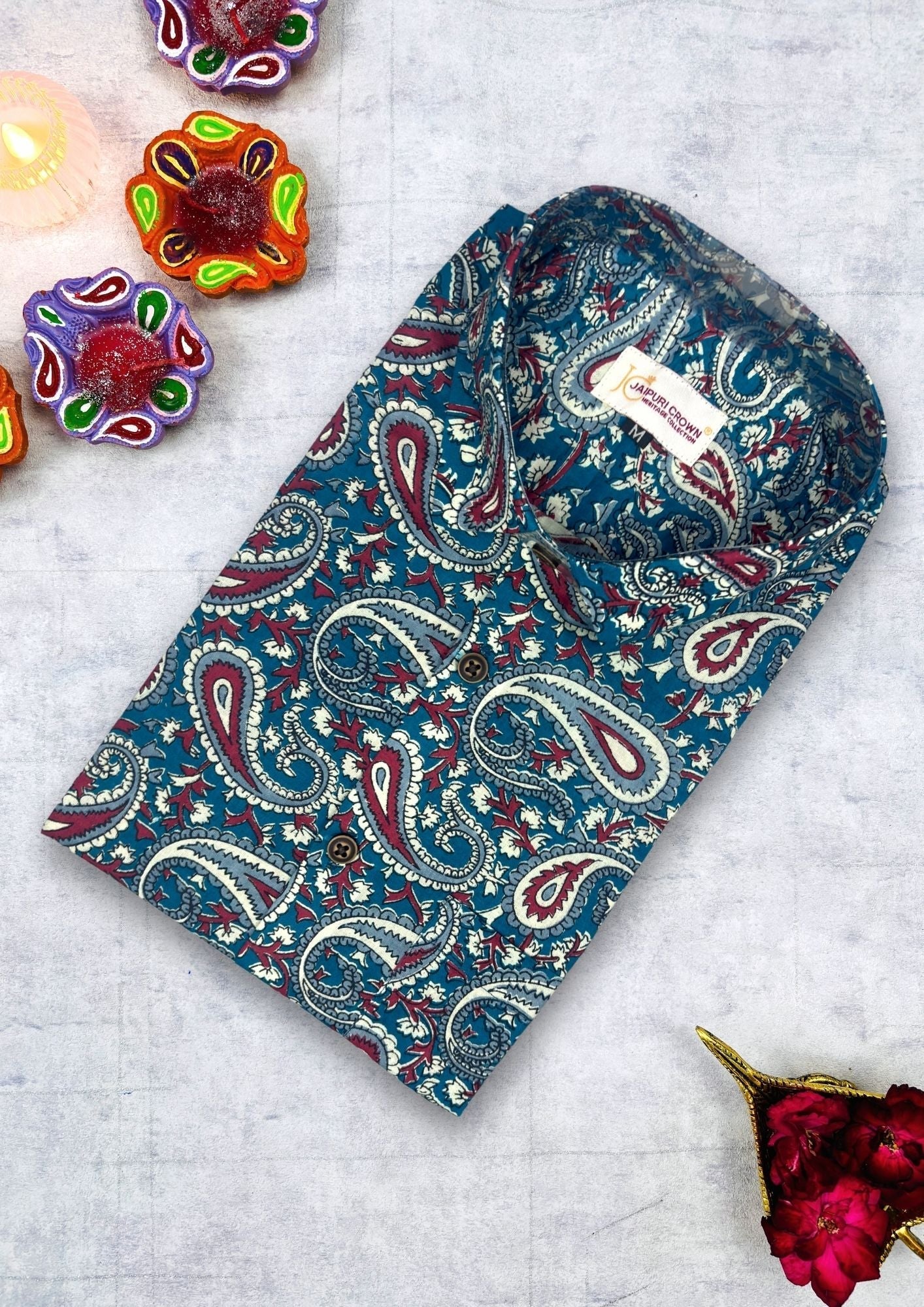 Kalamkari Bliss - Jaipuri Crown