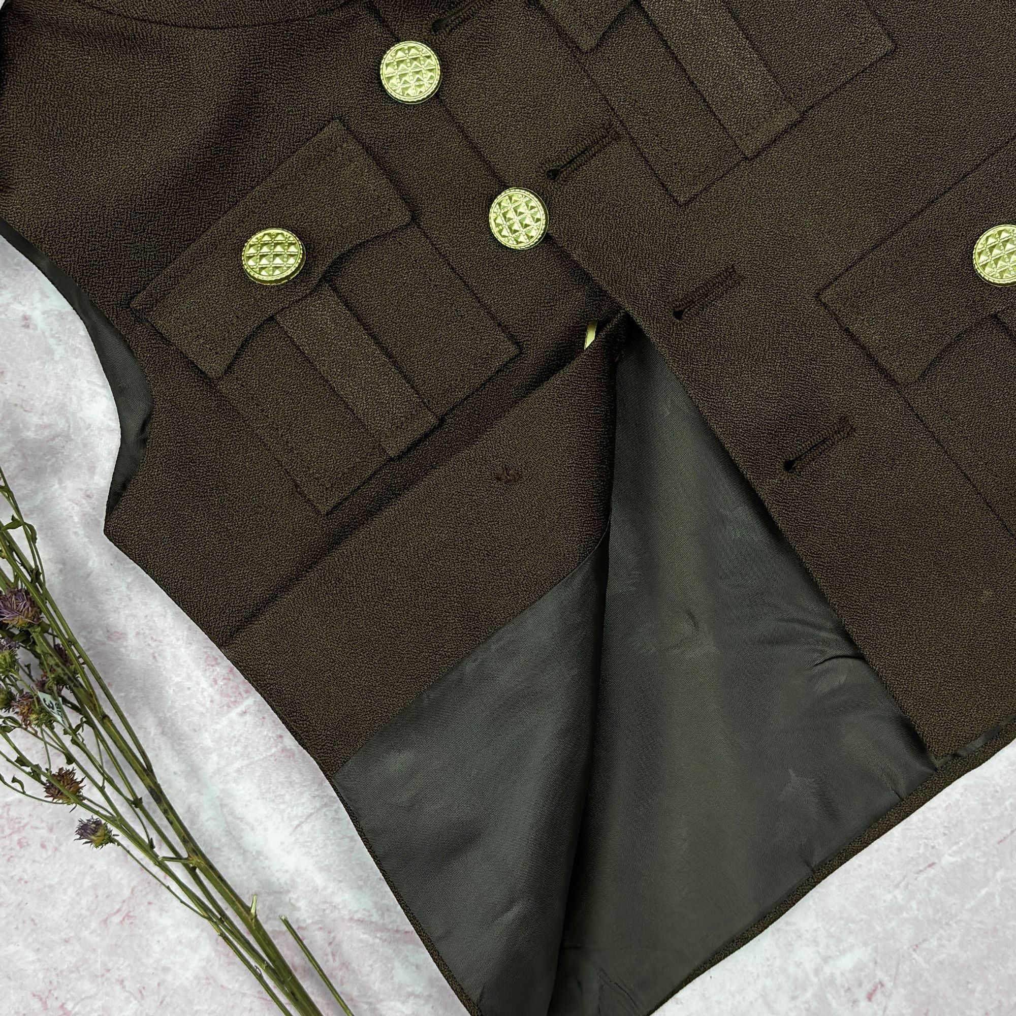 Kid's Hunting Jacket - Coffee - Jaipuri Crown