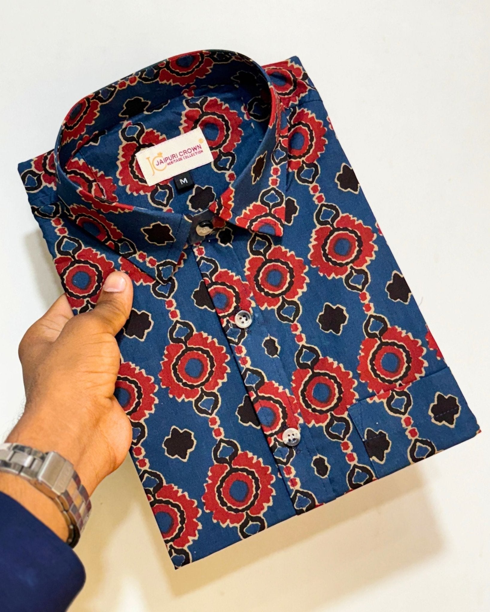 Leafy Serenity - Jaipuri Crown