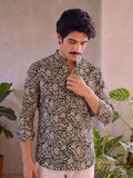 Leafy Vibes – Printed Cotton Short Kurta - Jaipuri Crown