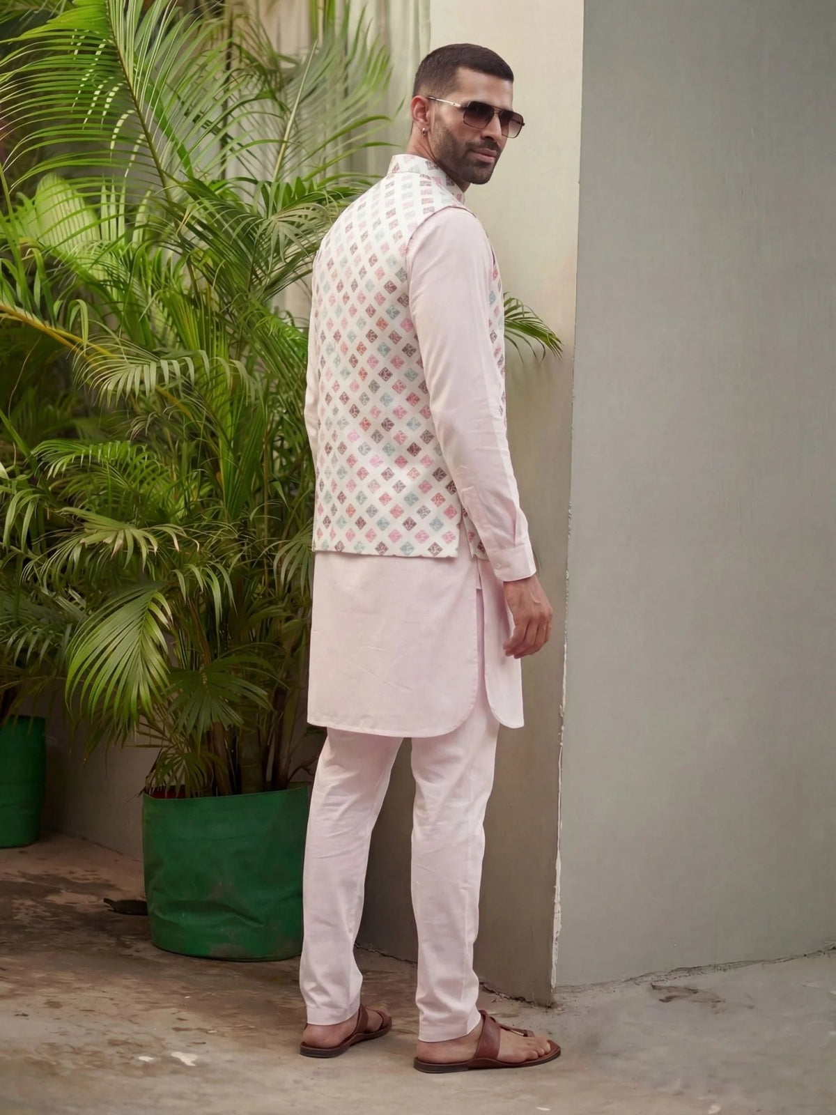 Luxe Legacy Modi Jacket - Jaipuri Crown