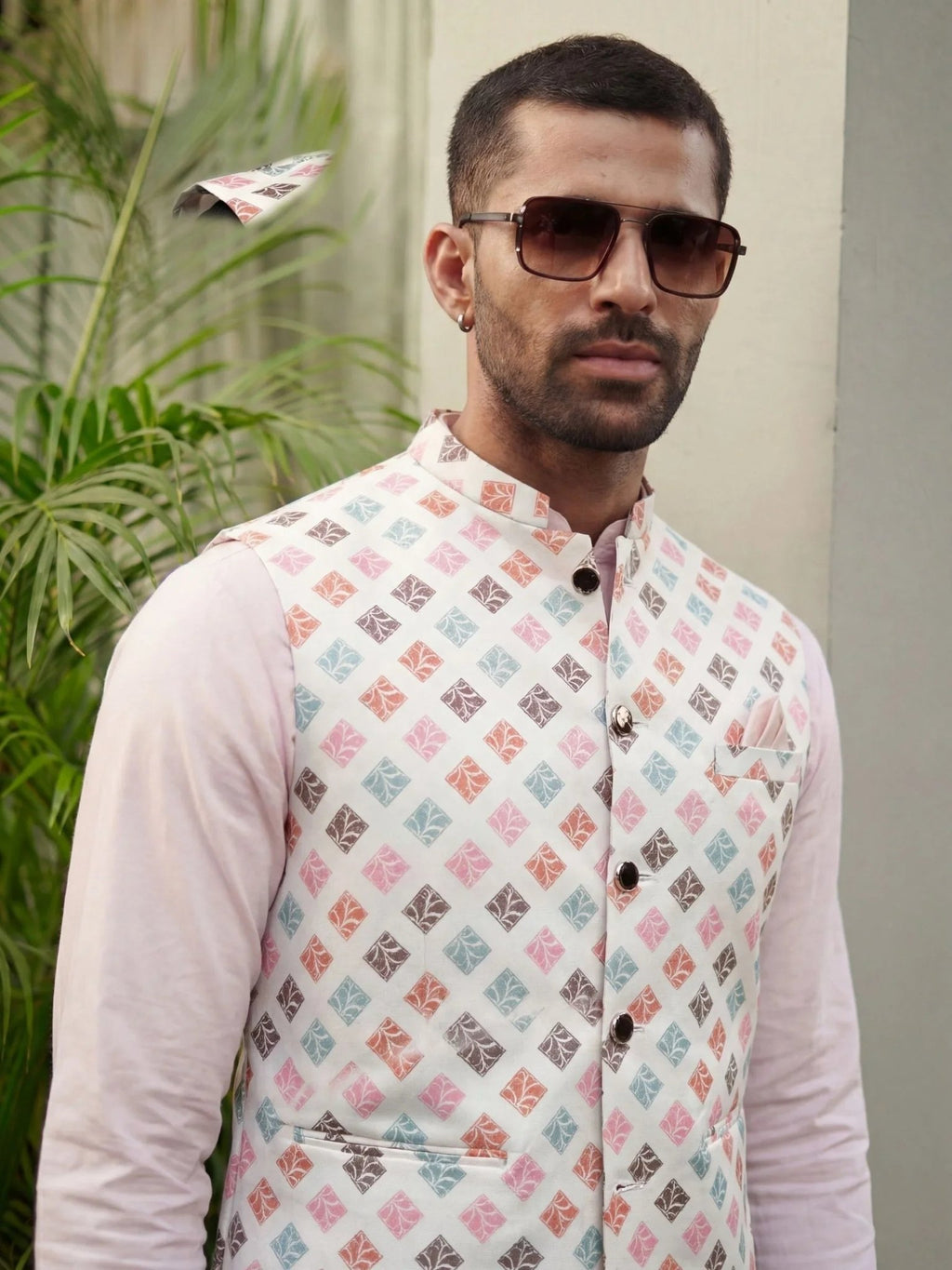 Luxe Legacy Modi Jacket - Jaipuri Crown
