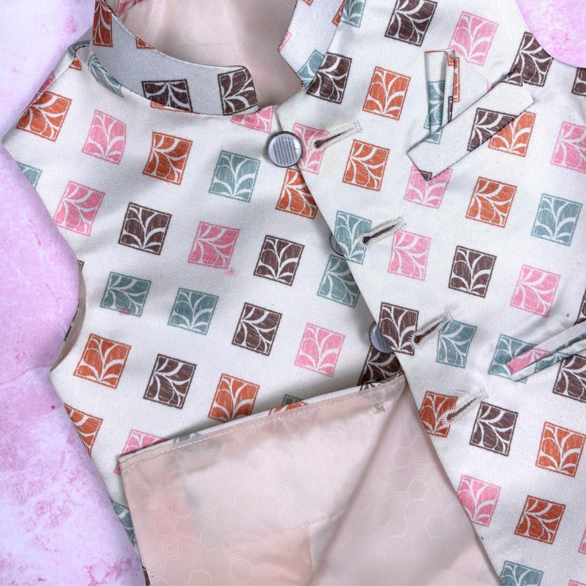 Luxe Legacy Modi Jacket for Kids - Jaipuri Crown