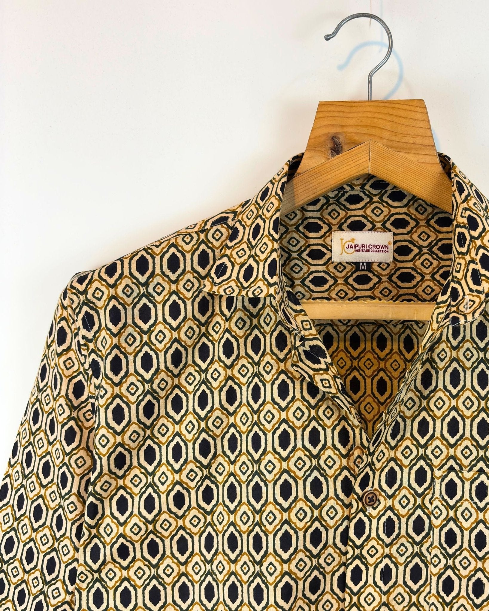 Majestic Breeze - Pure Cotton Shirt - Jaipuri Crown