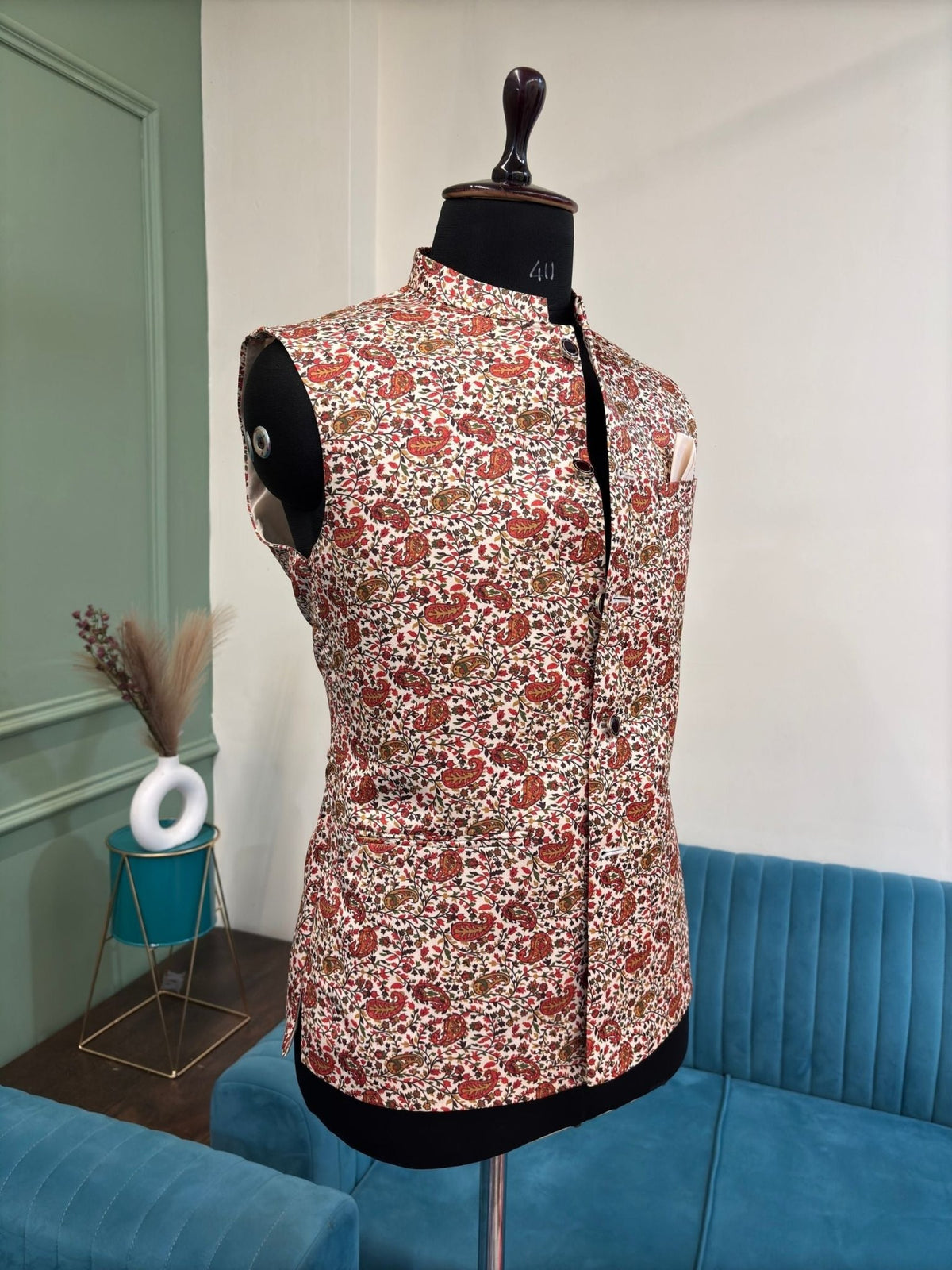 Majestic Threads Modi Jacket - Jaipuri Crown