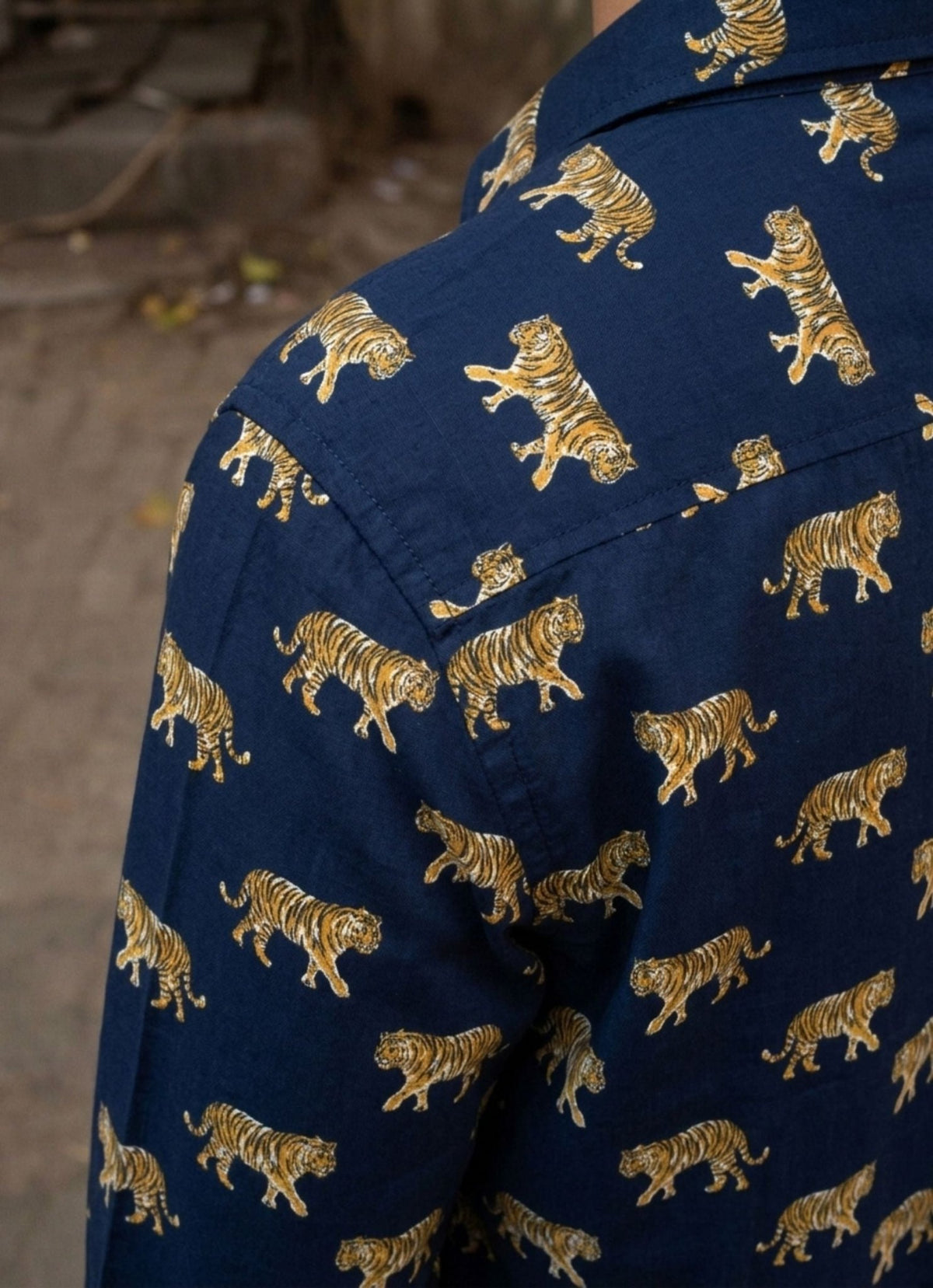 Majestic Tigers – Full Sleeve Cotton Shirt - Jaipuri Crown