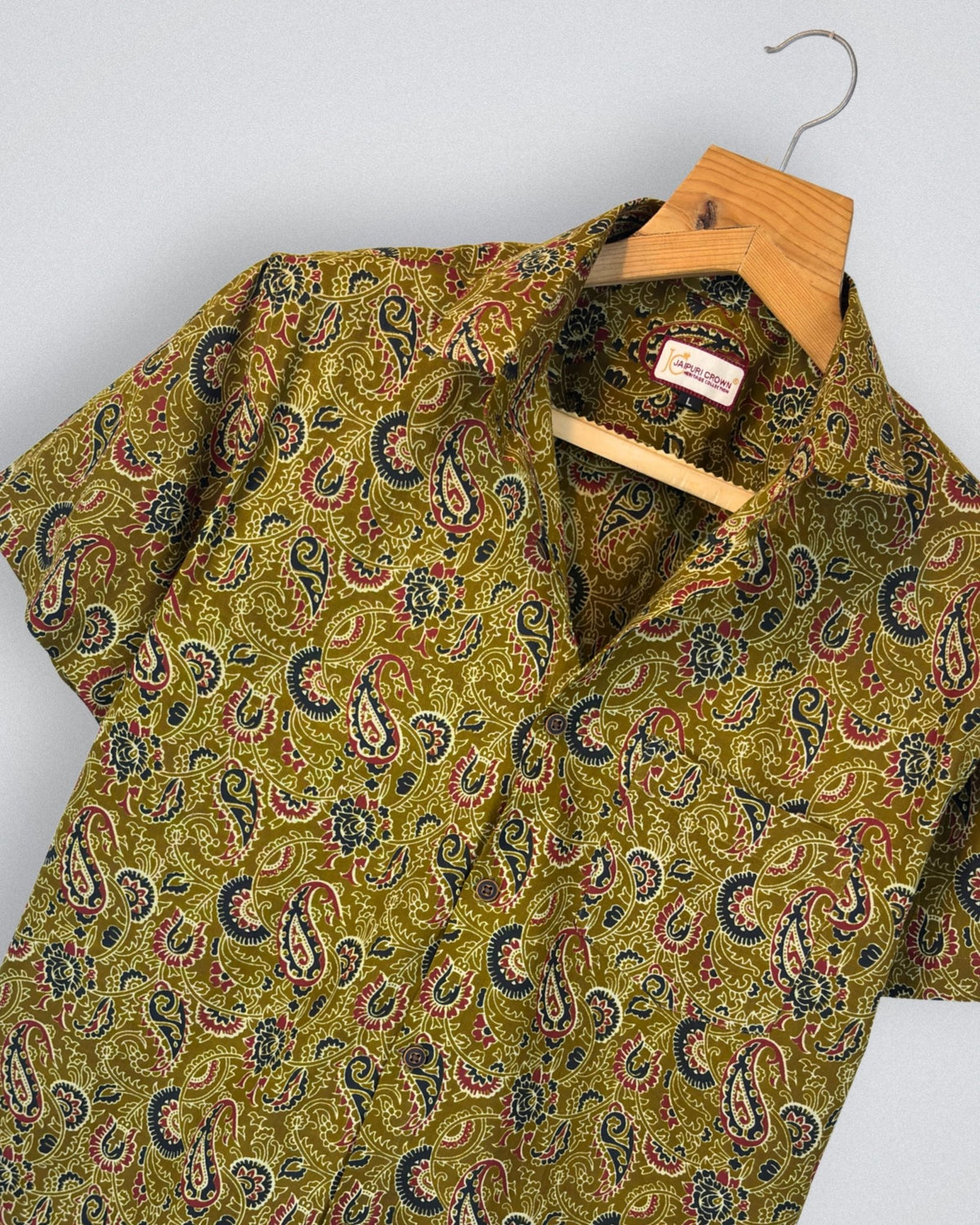 Marwar Paisley – Printed Cotton Half Sleeve - Jaipuri Crown