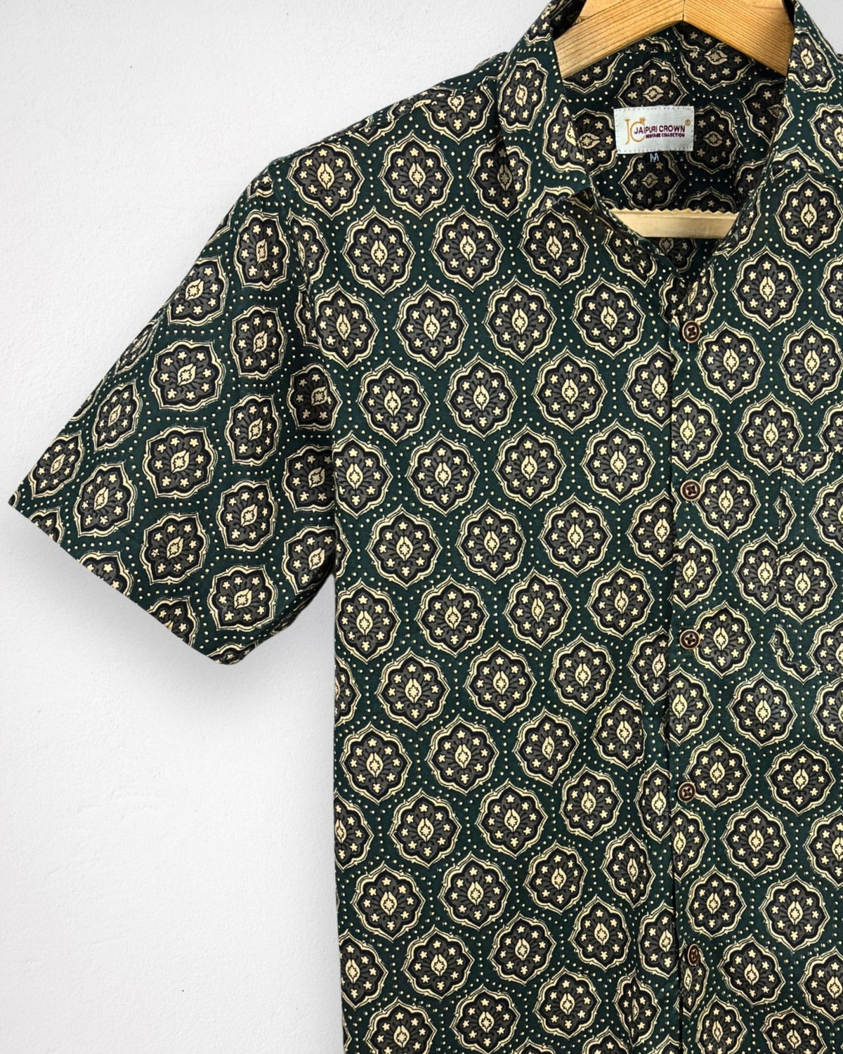 Mehraab – Half Sleeve Cotton Shirt - Jaipuri Crown
