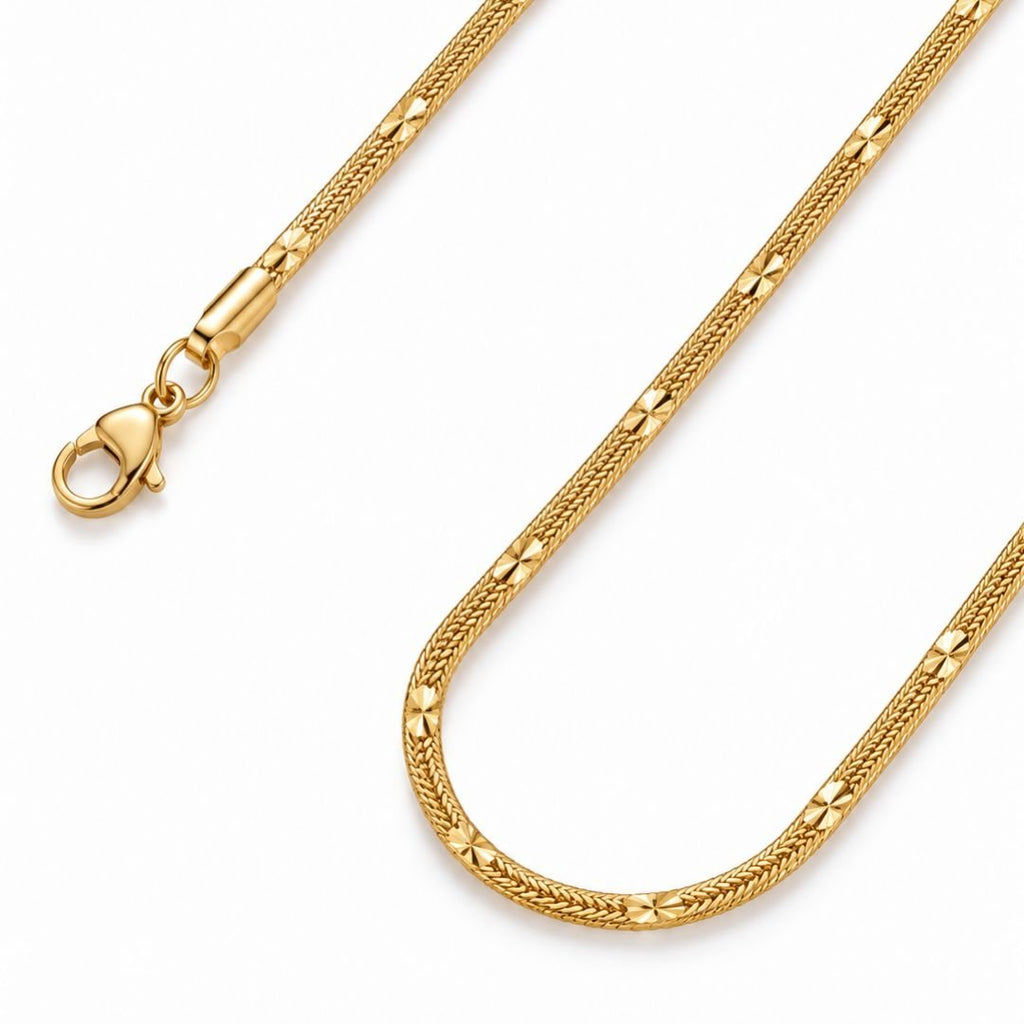 Men's Chain - Modern Gold Elegance - Jaipuri Crown