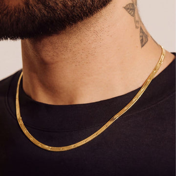 Men's Chain - Modern Gold Elegance - Jaipuri Crown