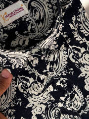 Midnight Kalamkari - Jaipuri Crown