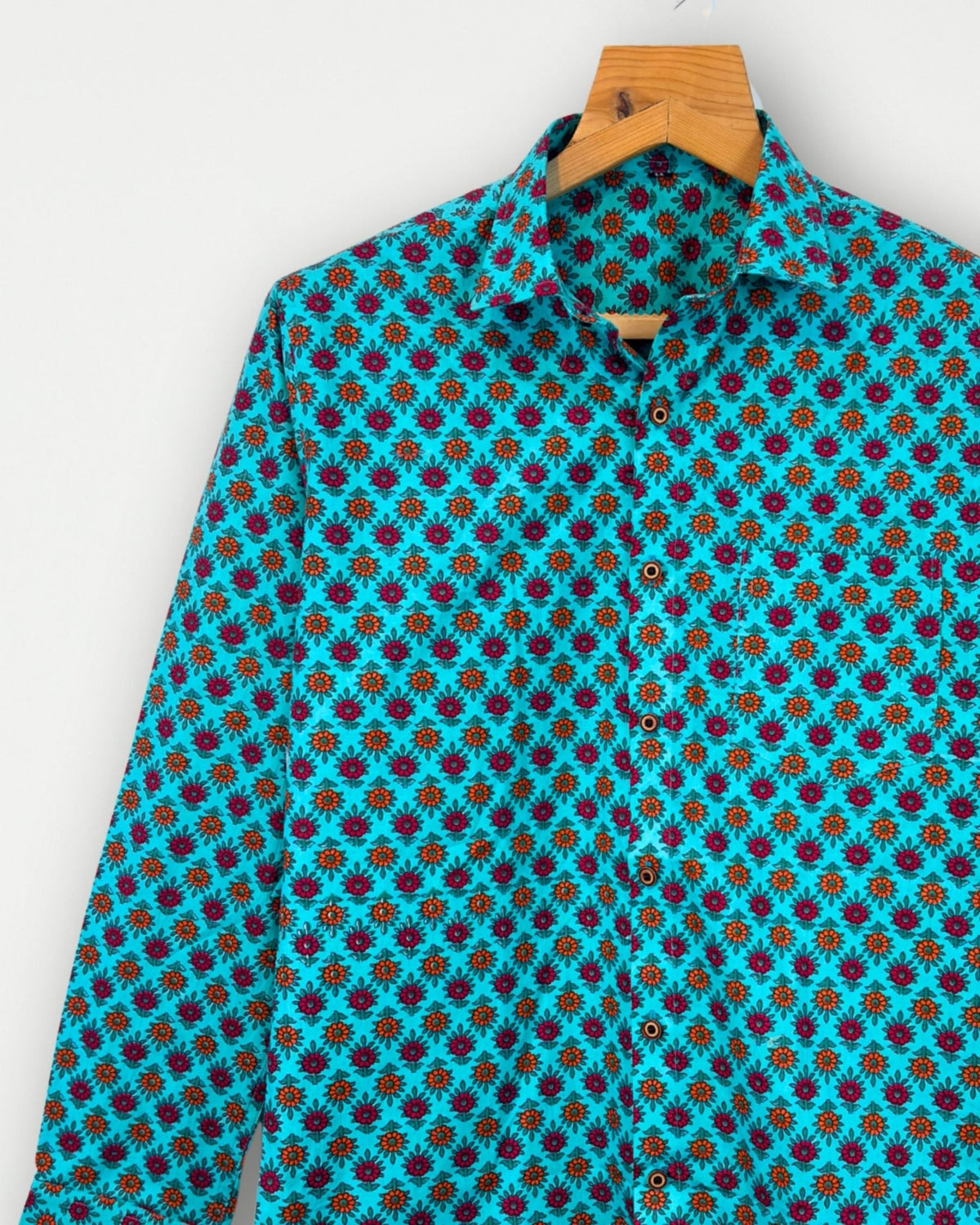 Mini Buti - Pure Cotton Handblock Shirt - Jaipuri Crown