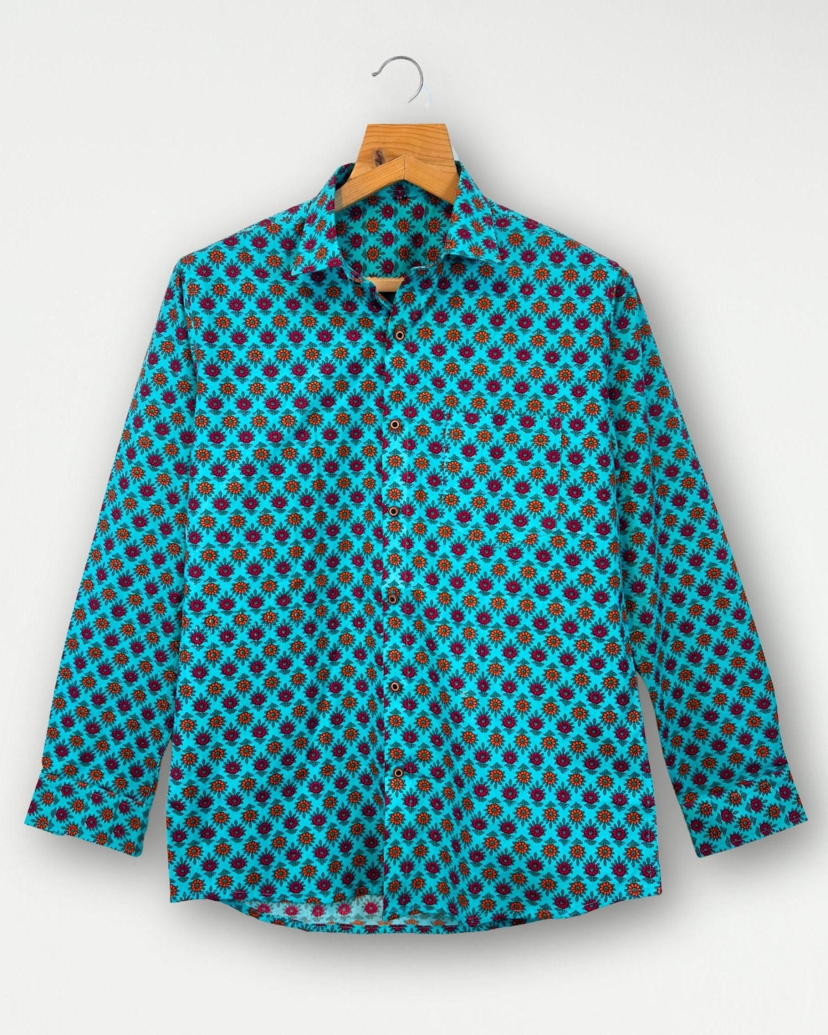 Mini Buti - Pure Cotton Handblock Shirt - Jaipuri Crown