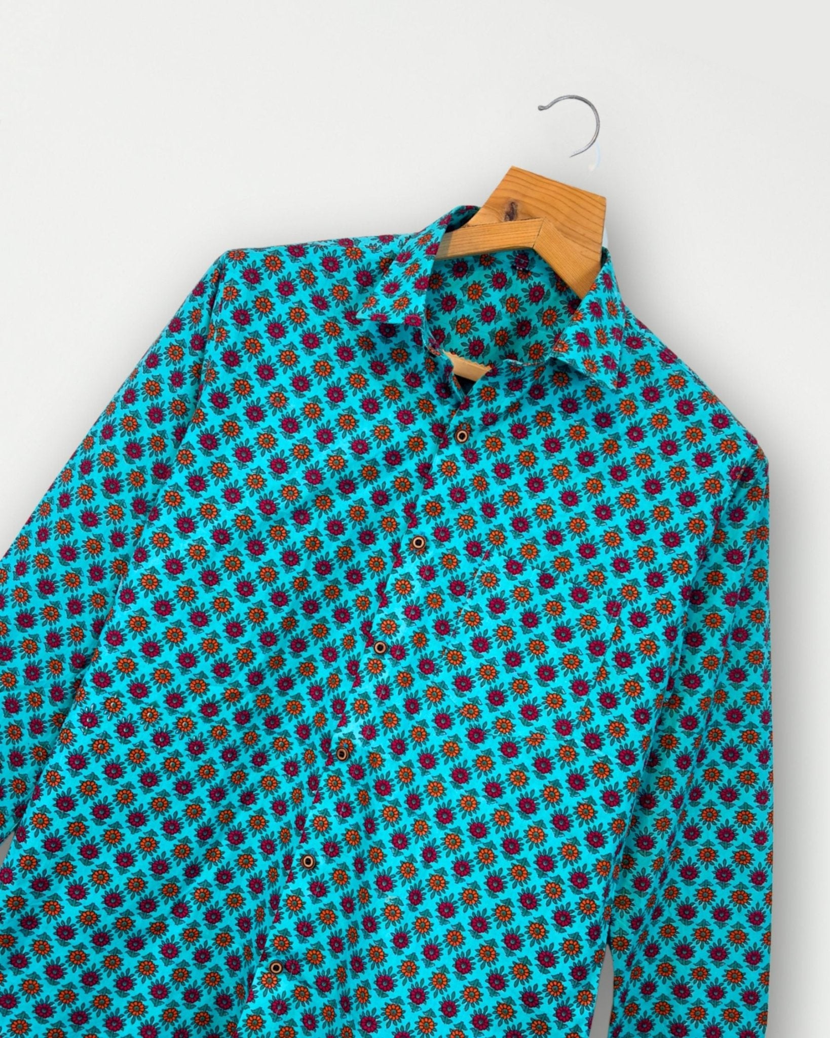 Mini Buti - Pure Cotton Handblock Shirt - Jaipuri Crown