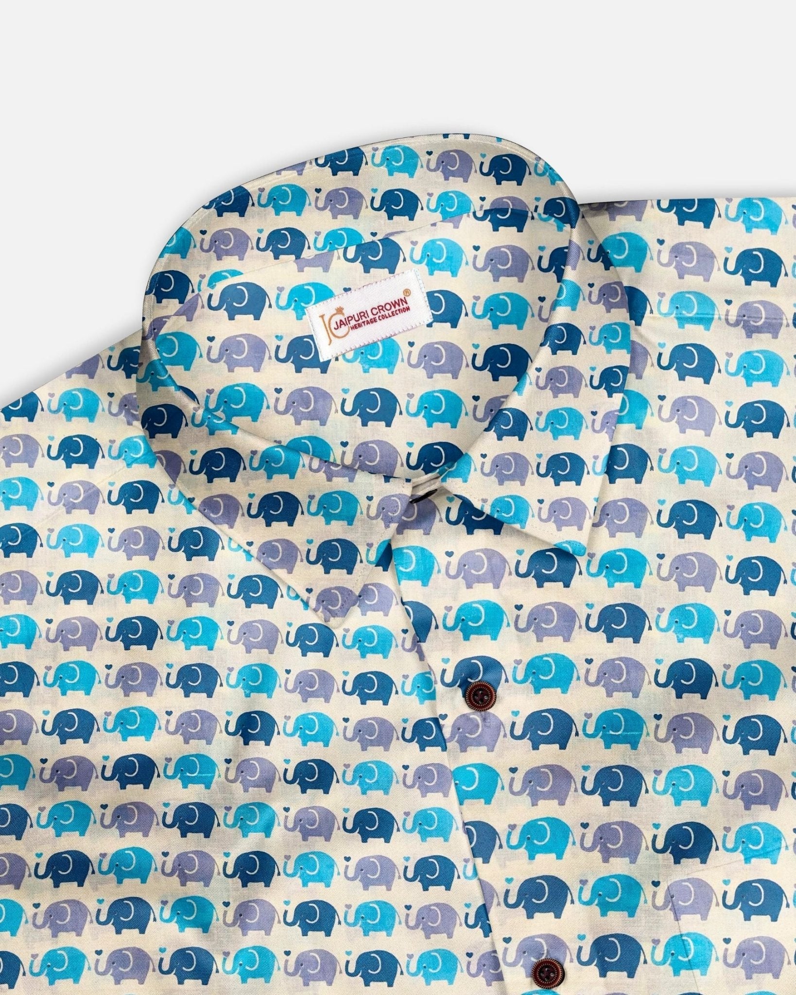 Mini Trunk - Pure Cotton Shirt - Pure Cotton Shirt - Jaipuri Crown