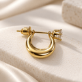 Modern Gold Plated Men's Earing - Jaipuri Crown