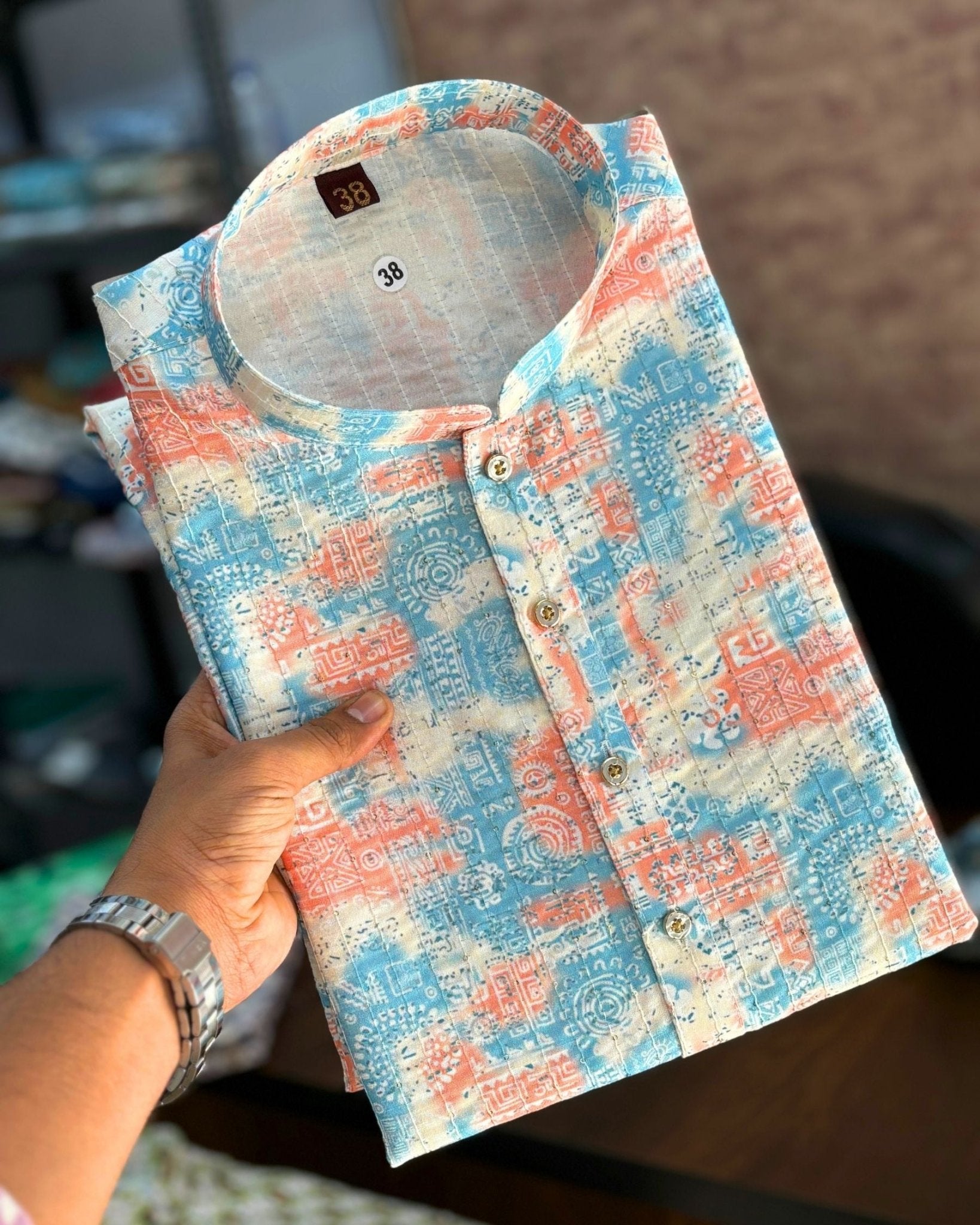 Mystic Mandala Magic Kurta - Jaipuri Crown