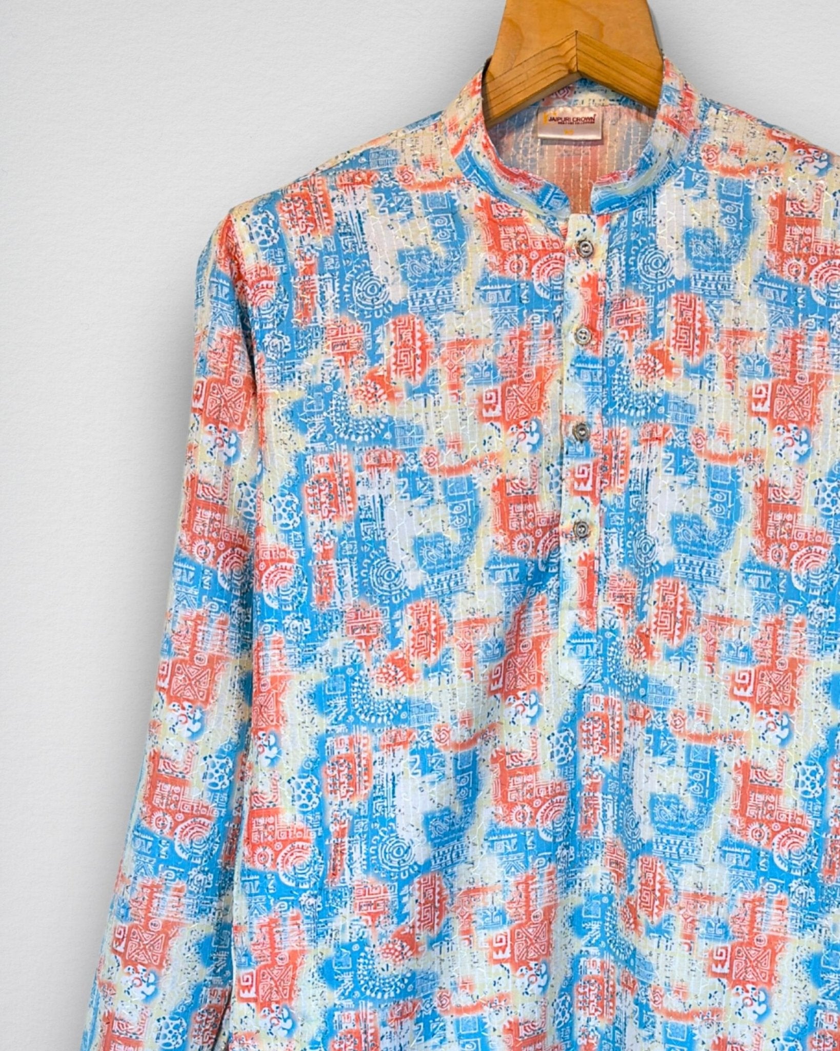 Mystic Mandala Magic Kurta - Jaipuri Crown