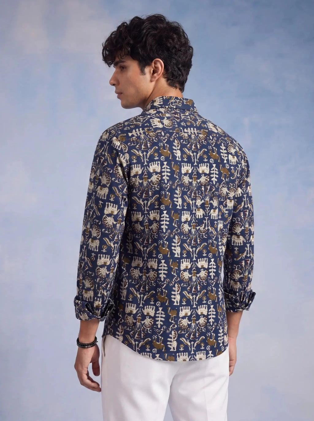 Nature's Canvas – Printed Cotton Full Sleeve - Jaipuri Crown