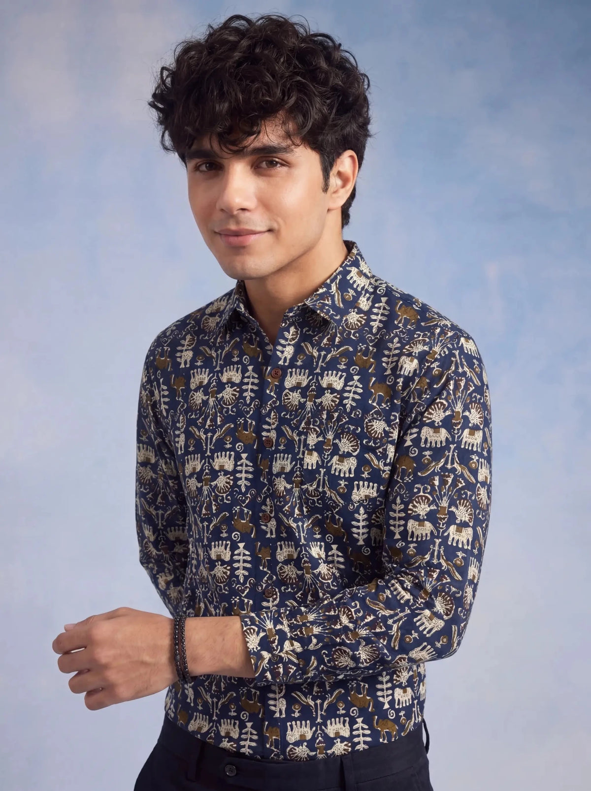 Nature's Canvas – Printed Cotton Full Sleeve - Jaipuri Crown