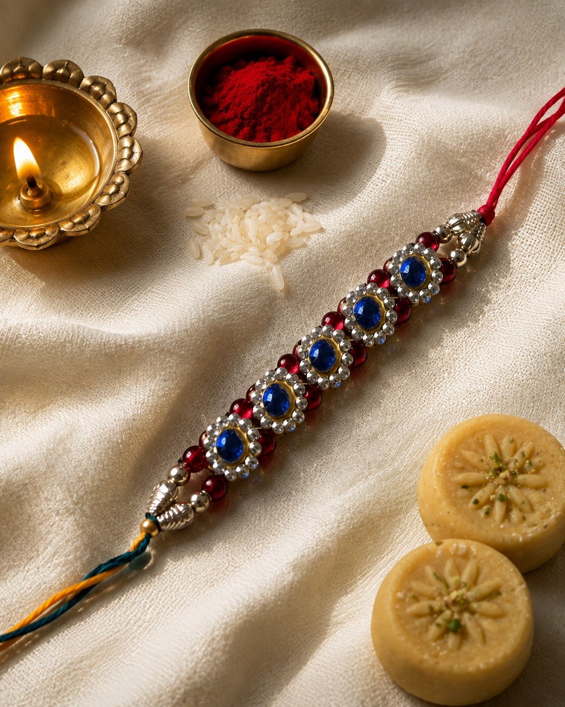 Neelam Royal Rakhi - Jaipuri Crown