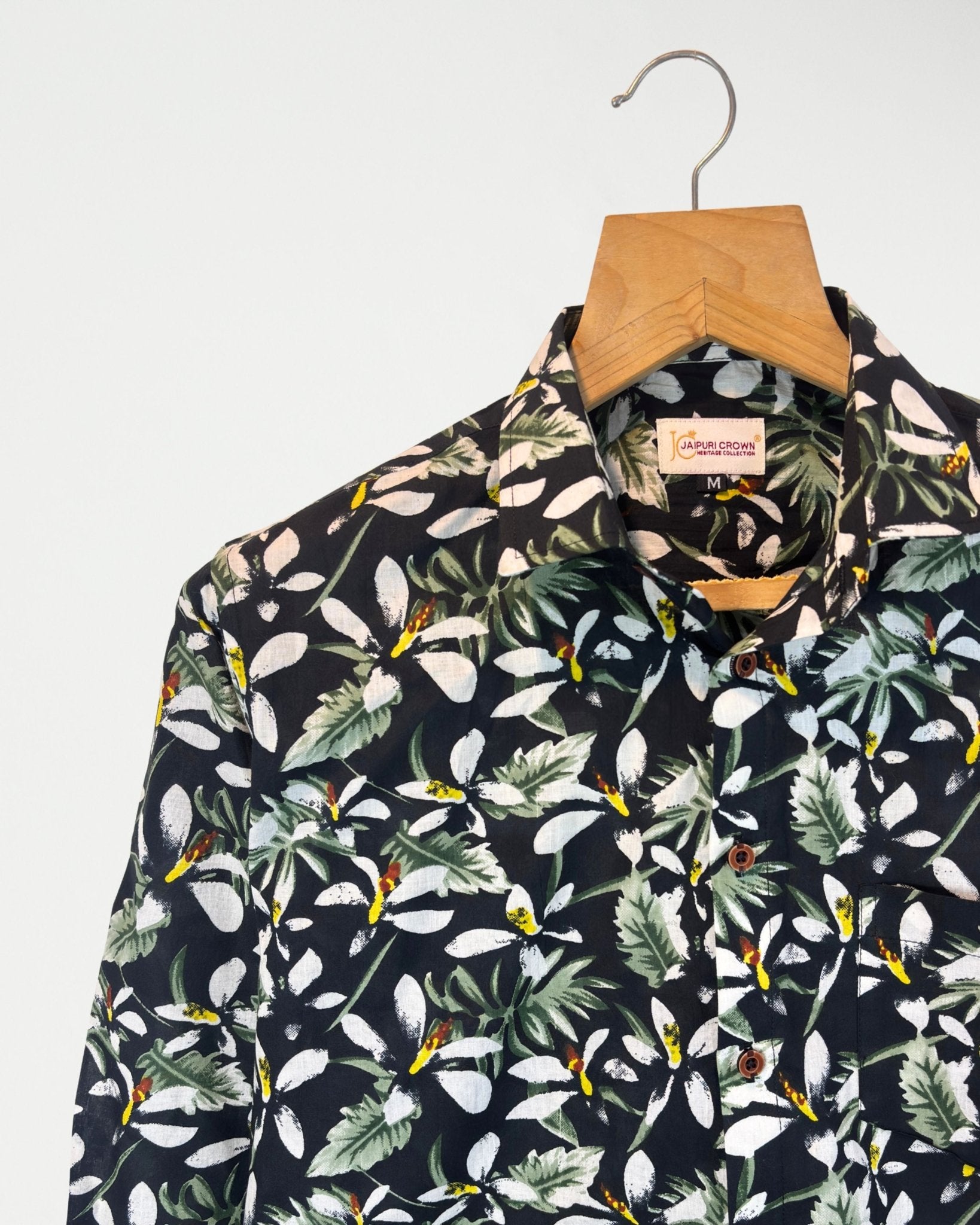 Noir Leaf Bloom - Jaipuri Crown