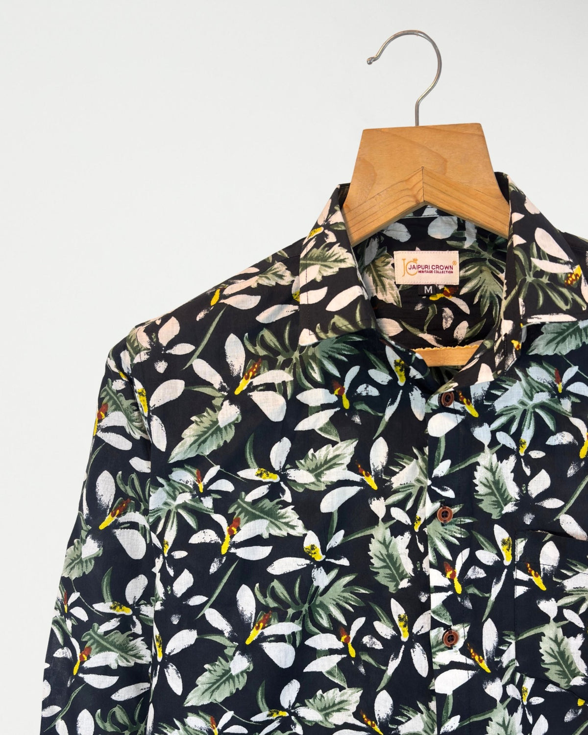 Noir Leaf Bloom - Jaipuri Crown