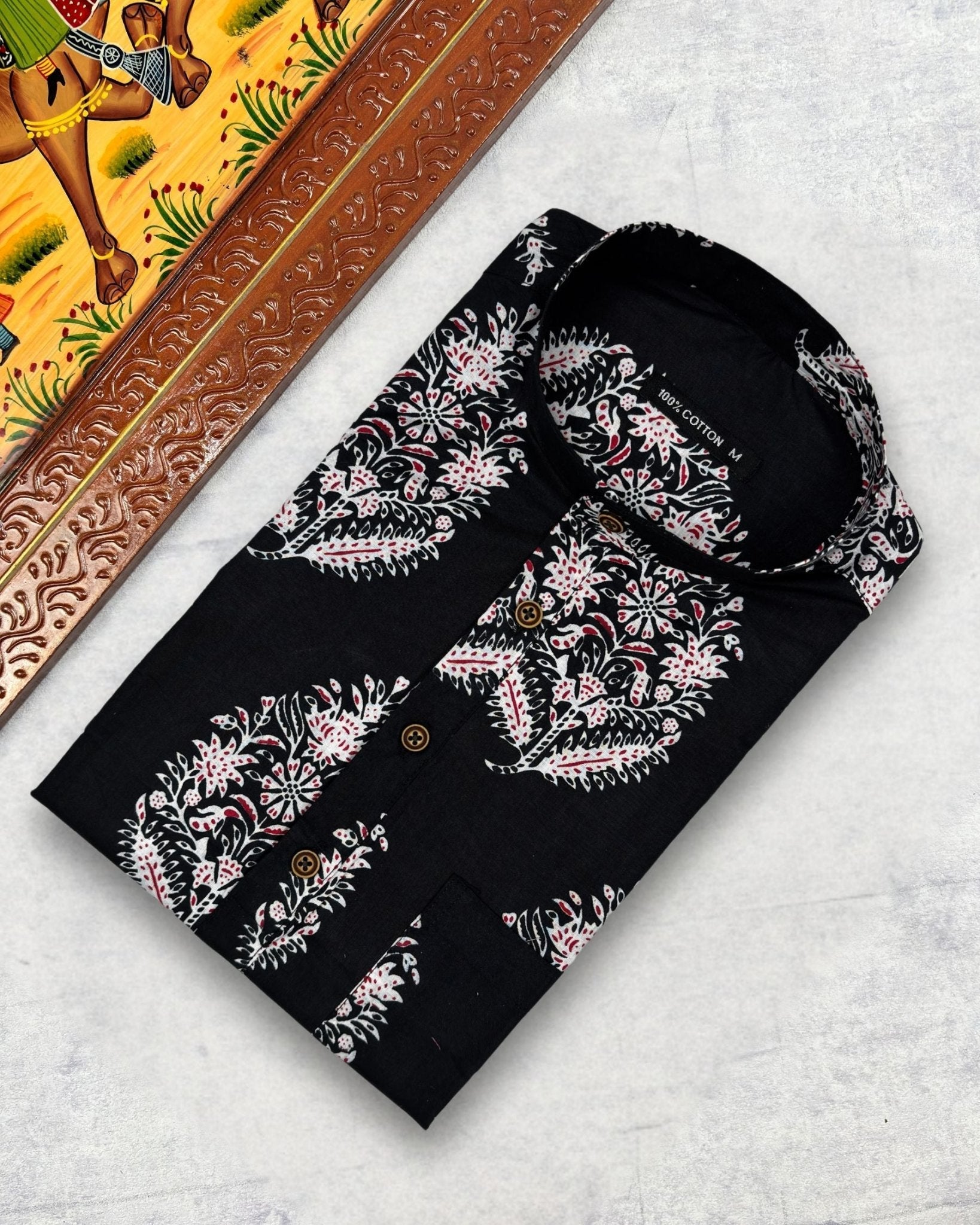 Onyx Blooms - Jaipuri Crown