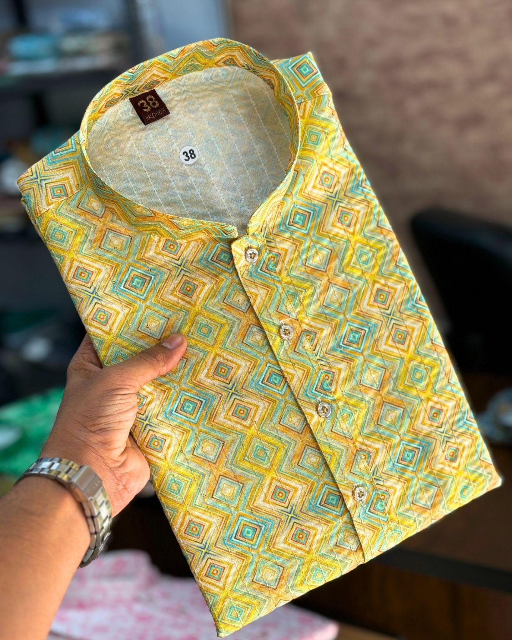 Phulkari Printed Kurta - Jaipuri Crown