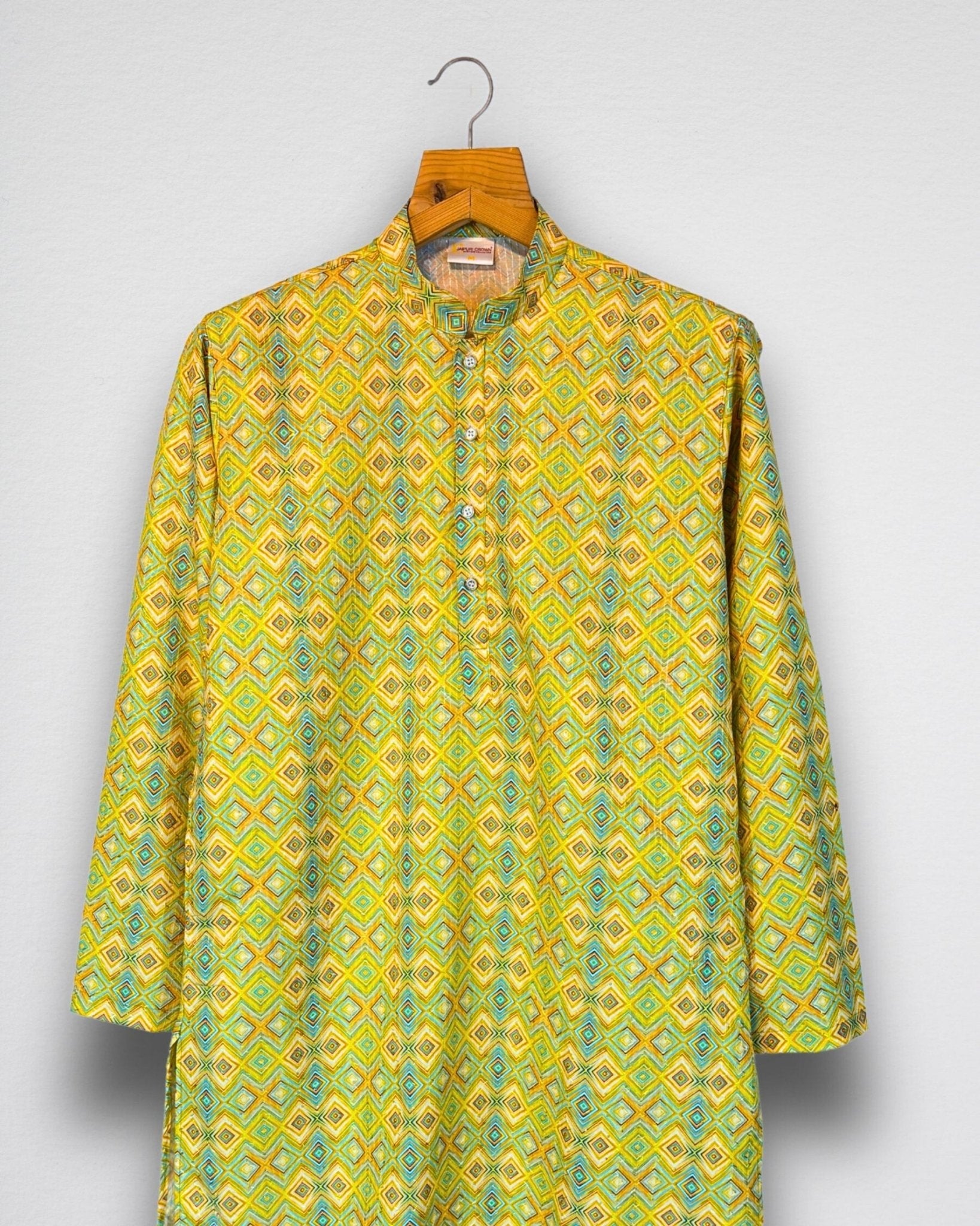 Phulkari Printed Kurta - Jaipuri Crown