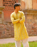 Phulkari Printed Kurta - Jaipuri Crown