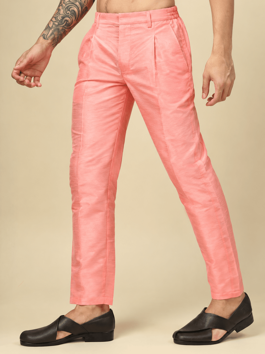Pink Long Pajama - Jaipuri Crown